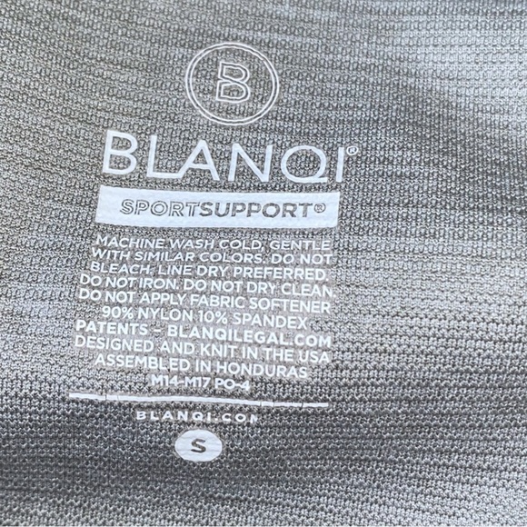 Blanqi Maternity Legging Sport Support Hipster in Dove Grey Sz 2/4 - Picture 12 of 15